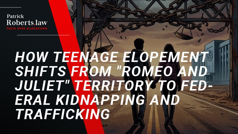 Cover: Crossing State Lines: How Teenage Elopement Shifts from "Romeo and Juliet" Territory to Federal Kidnapping and Trafficking