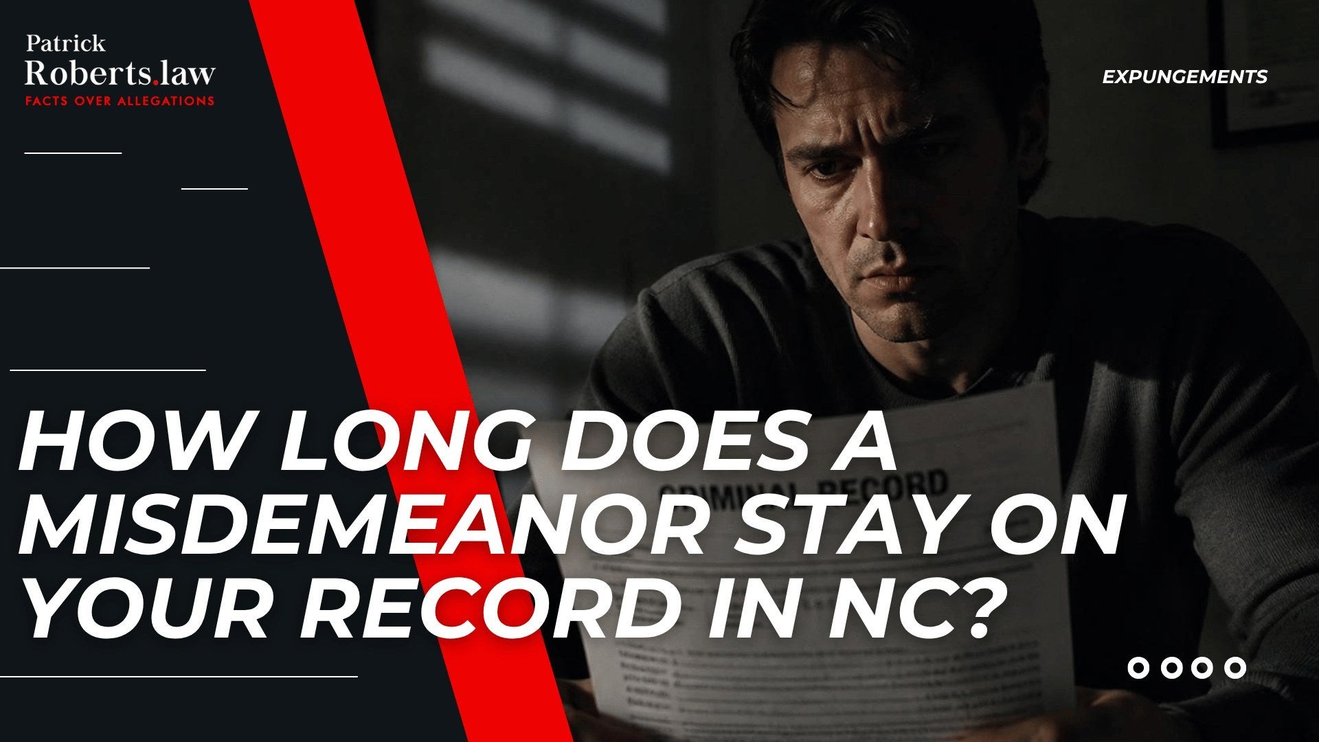 How Long Does a Misdemeanor Stay on Your Record in North Carolina